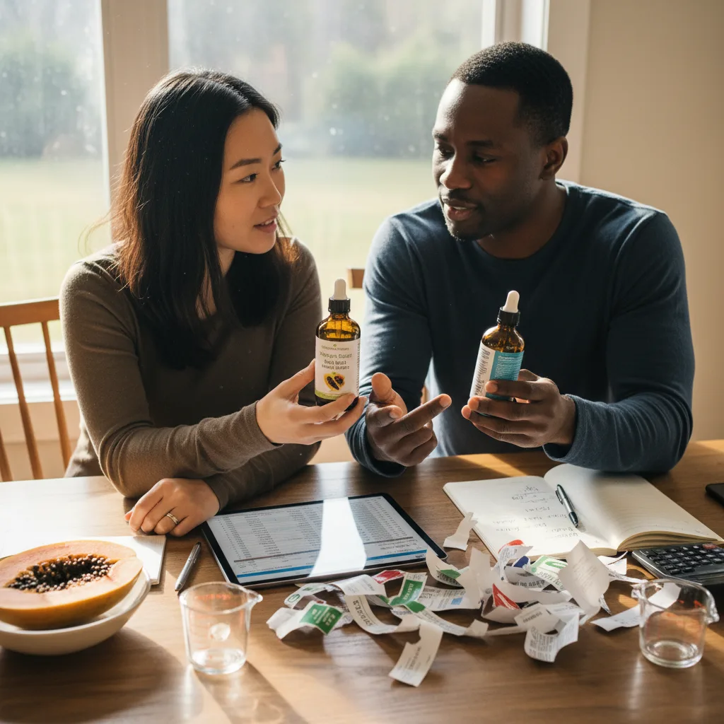 Comparing Papaya Seed Extract