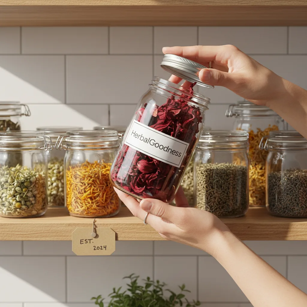 tea preparation hibiscus infusion