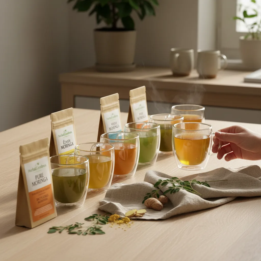 moringa tea tasting experience