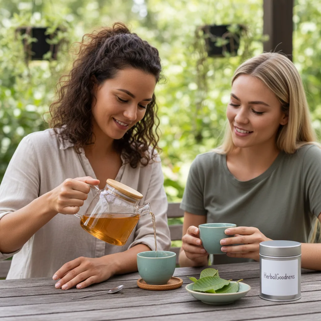 herbal tea in cup