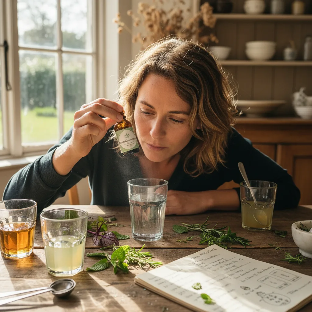 fruit and floral herbal drinks