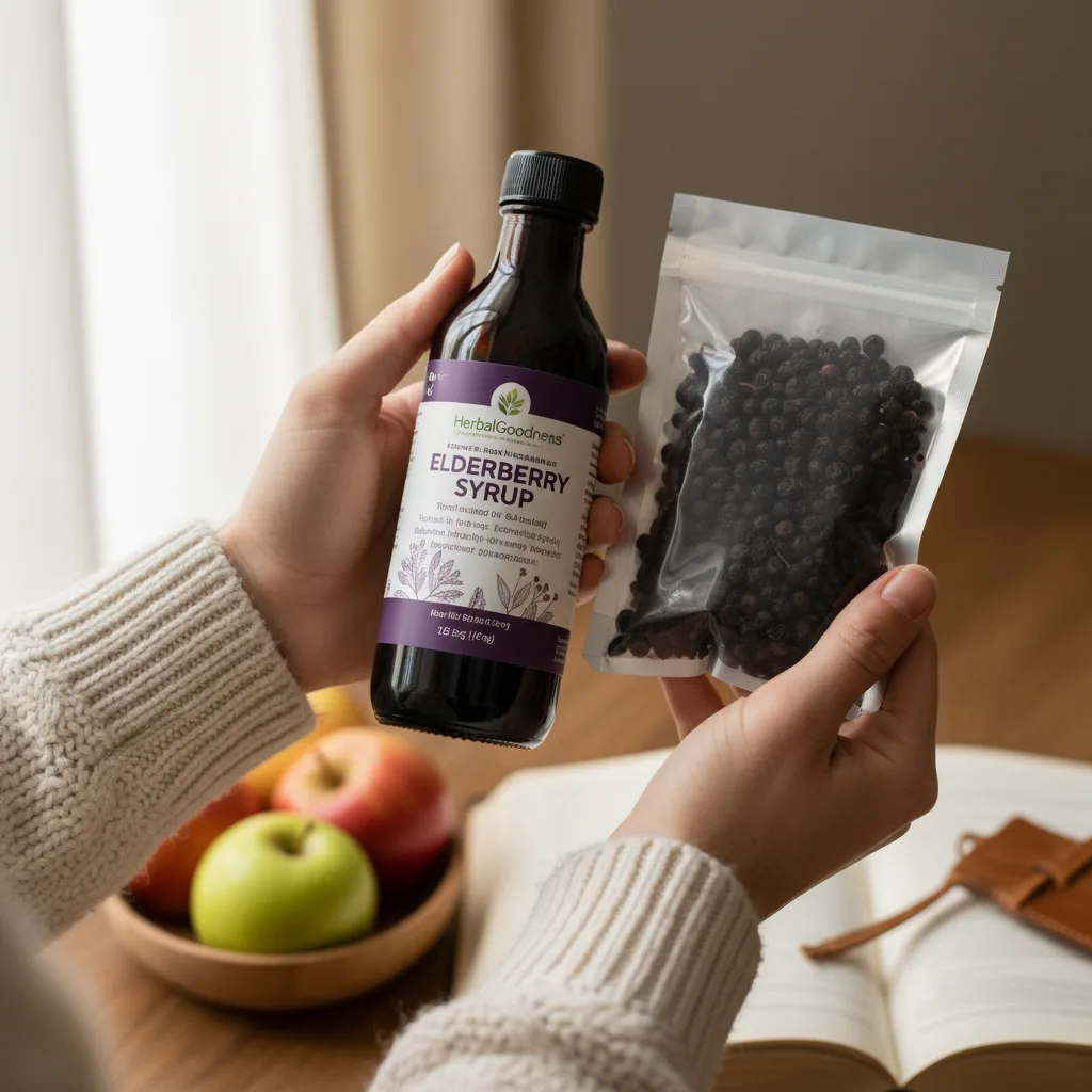 elderberry tea capsules