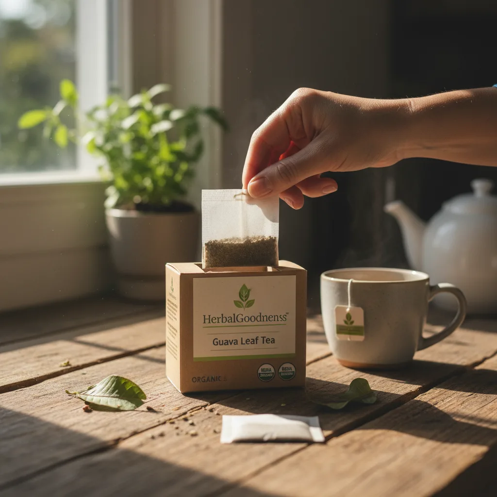 tea bag material close-up