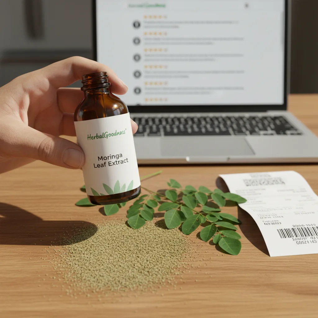 moringa leaf supplements lab test