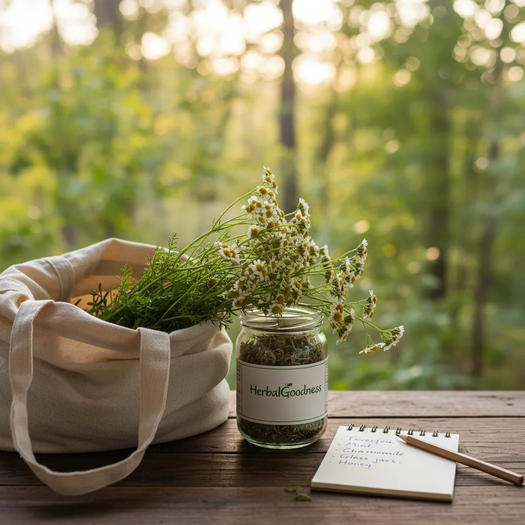 feverfew leaf tea photo
