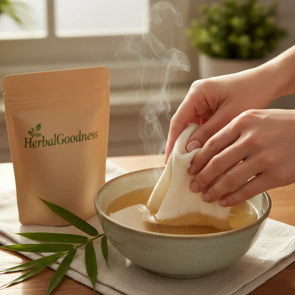 bamboo leaf tea ritual hair facial