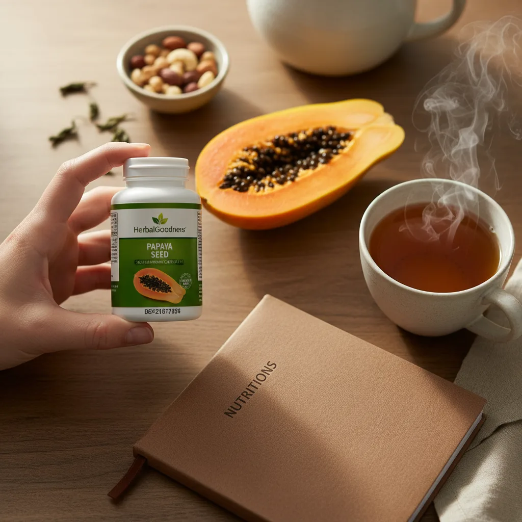 papaya seed capsules storage