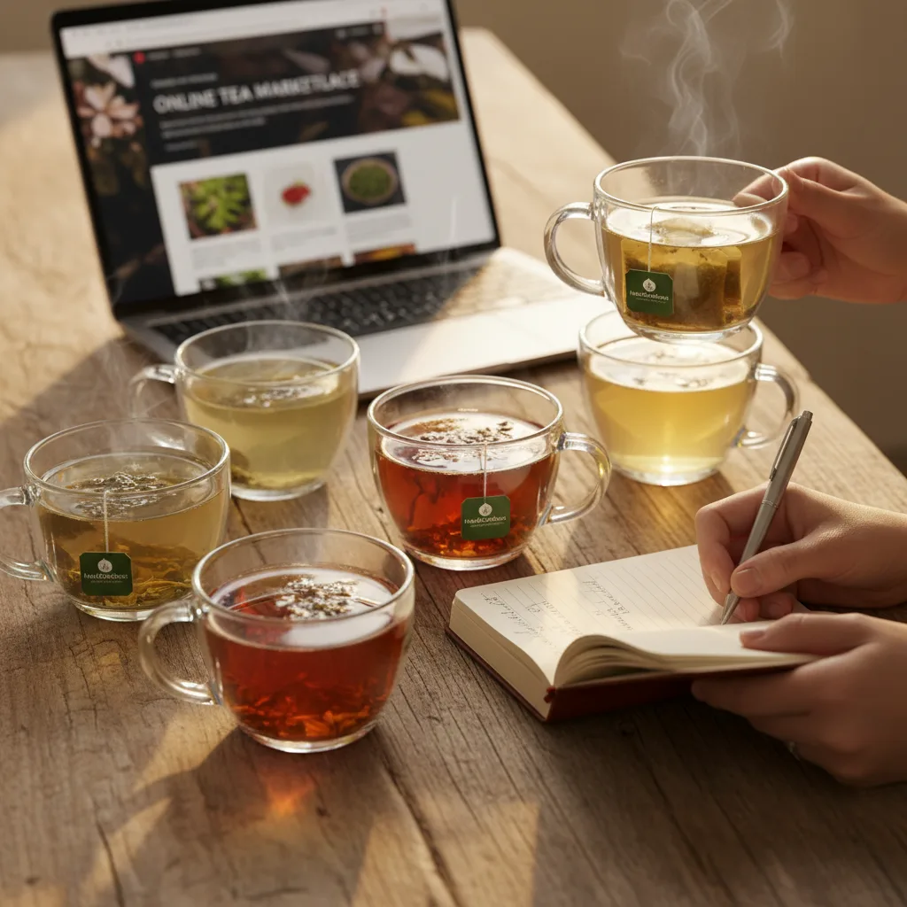 herbal tea tasting journal template