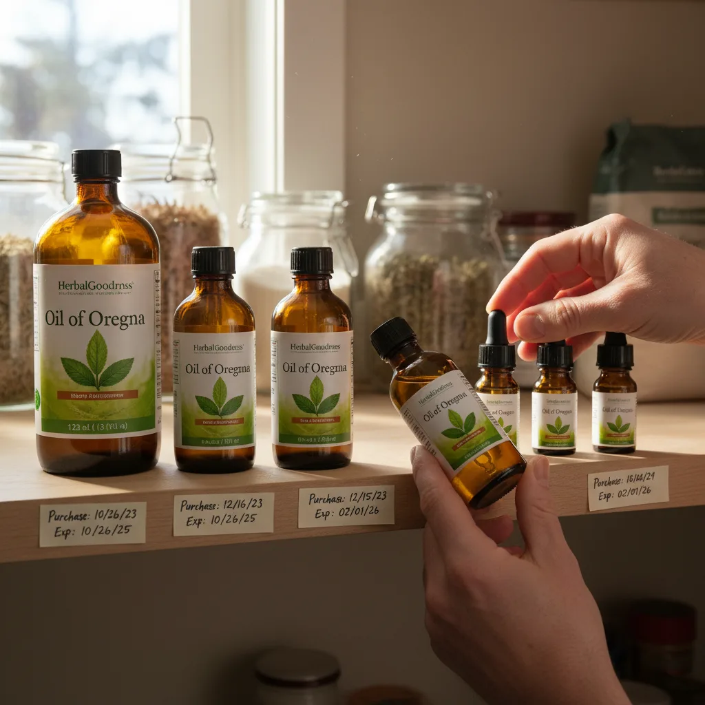 oil of oregano shelf life guide