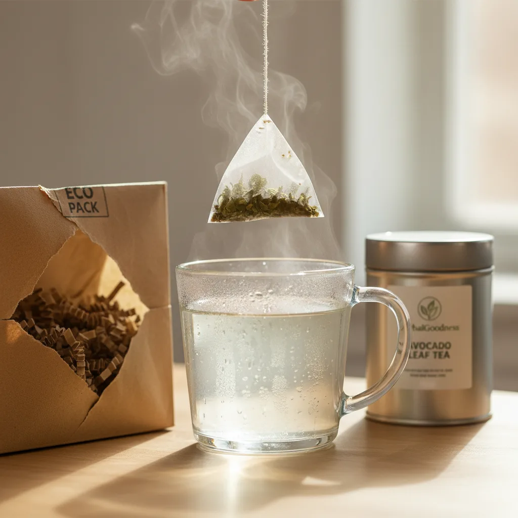 Herbal tea freshness illustration