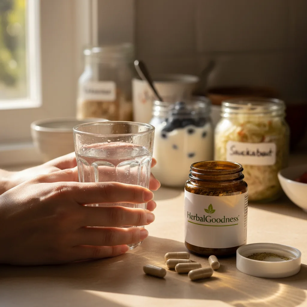gut skin detox supplements label