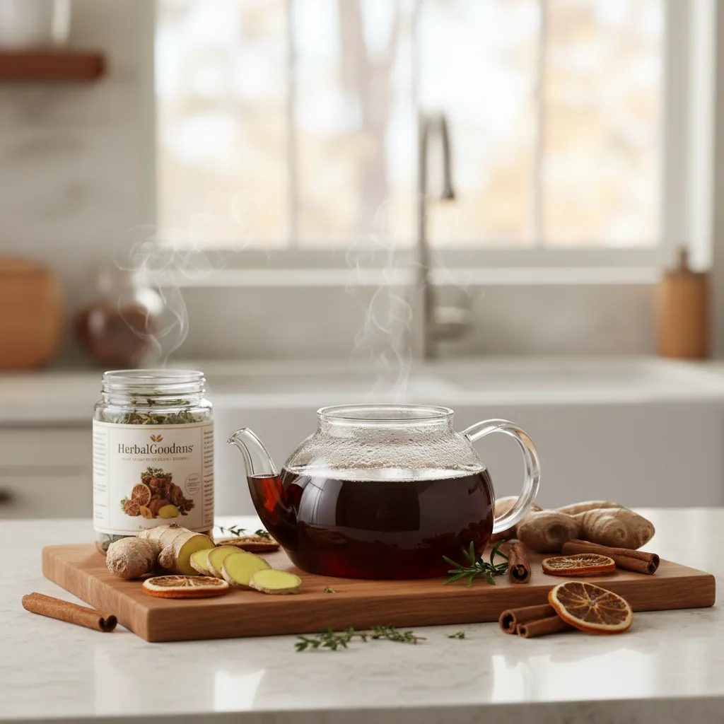 mushroom-powder-blending