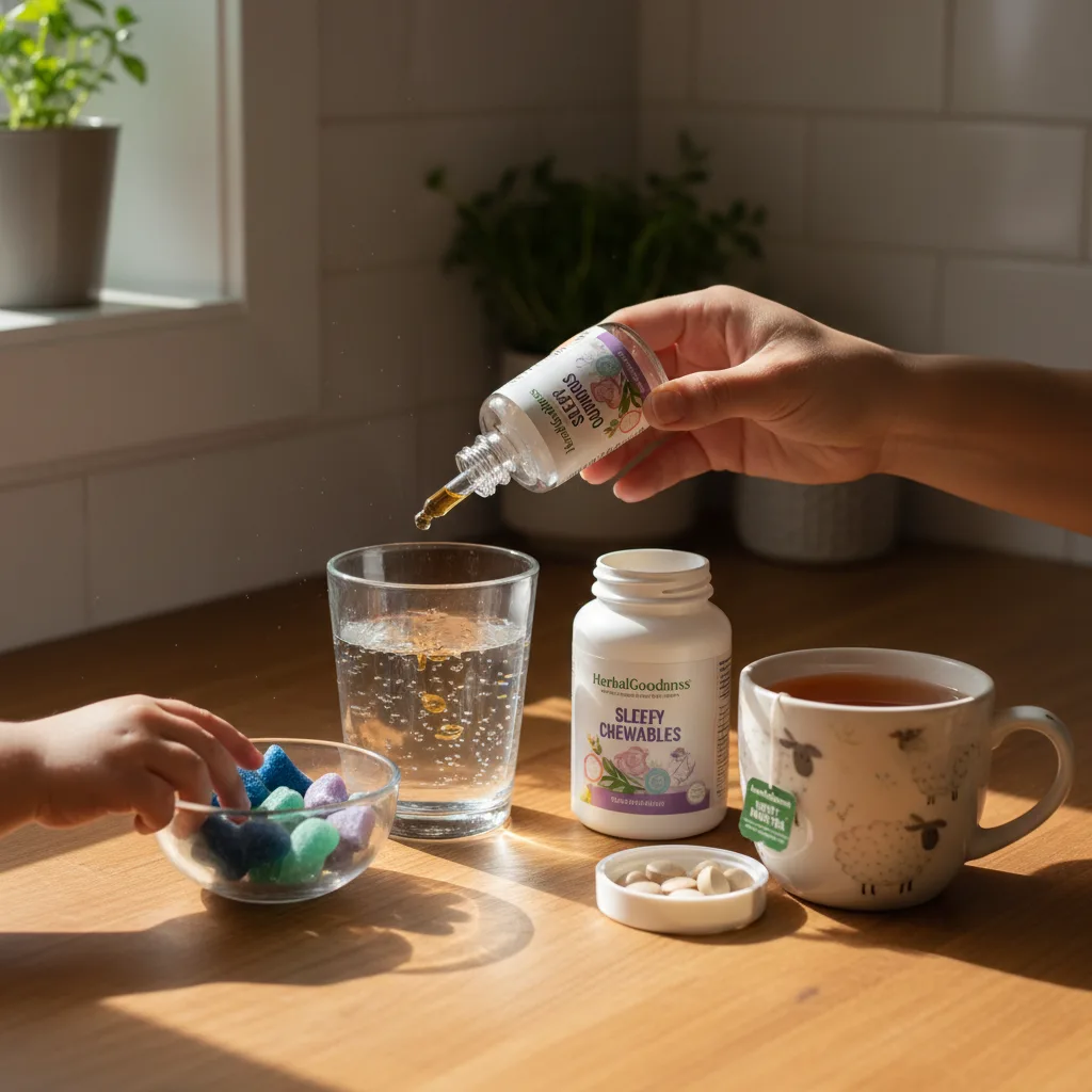 sleep support supplements routine kid