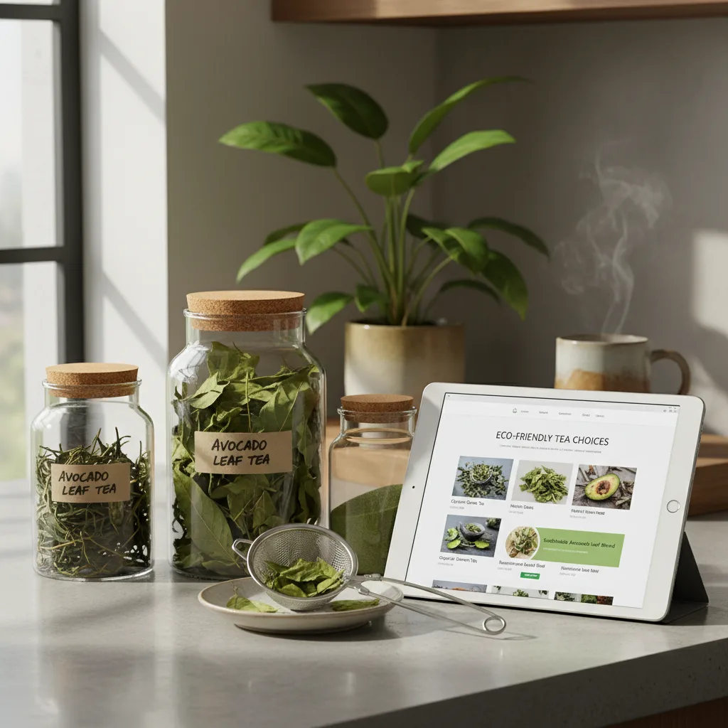 eco-friendly tea order illustration