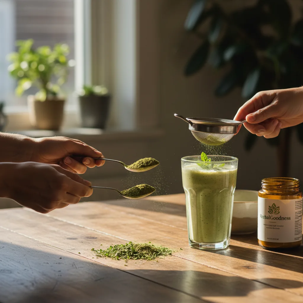 moringa micronized fine powder look