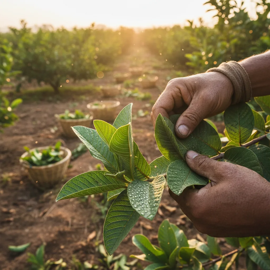 organic-guava-leaf-farming