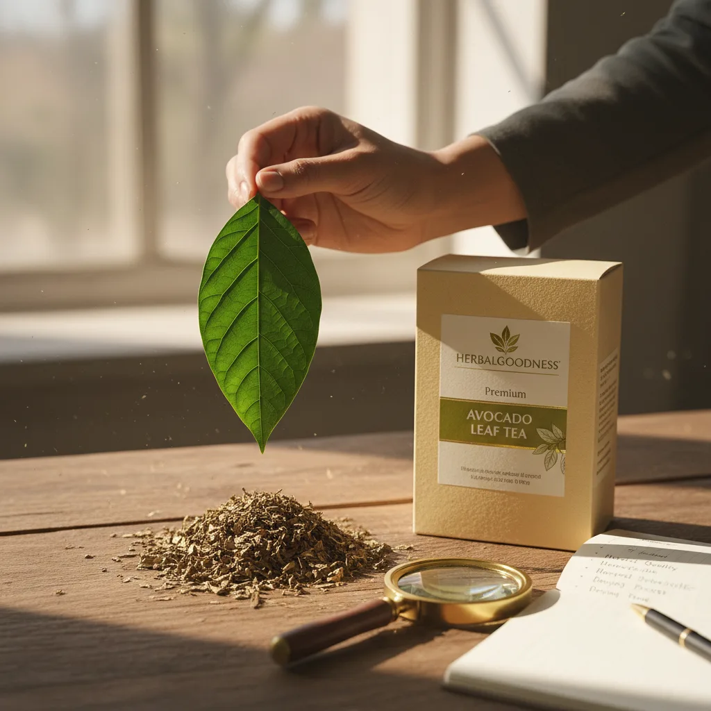 close-up avocado leaf tea quality online