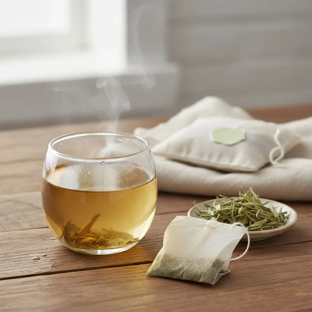 eco-friendly tea bags bamboo leaf