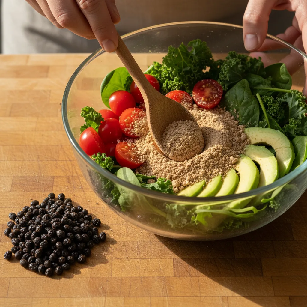 Fermentation with spice powders
