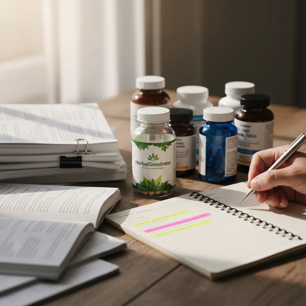 researching herbal supplements