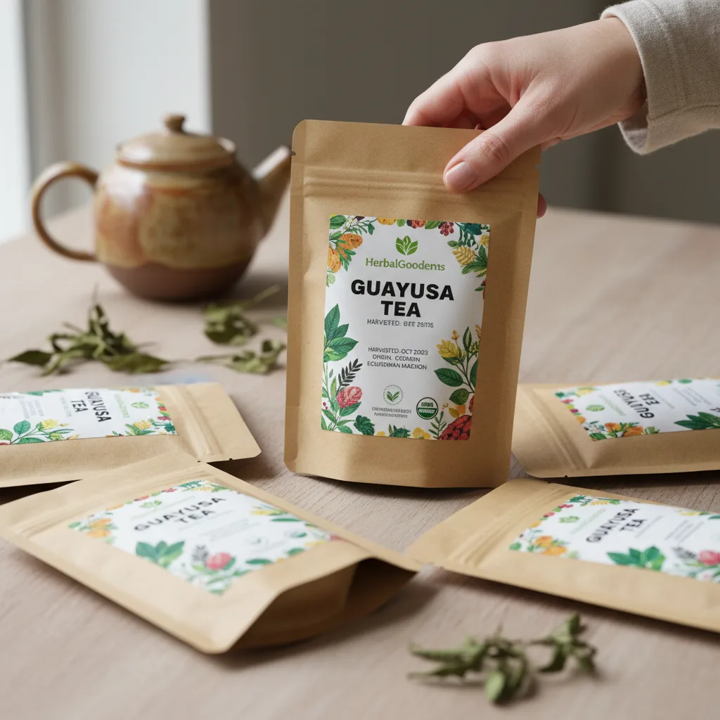 brewing guayusa tea cup