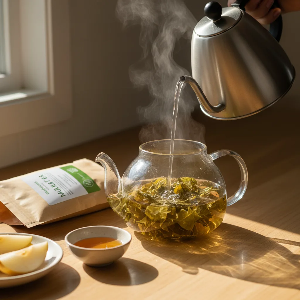 herbal tea cup and vapor for singers