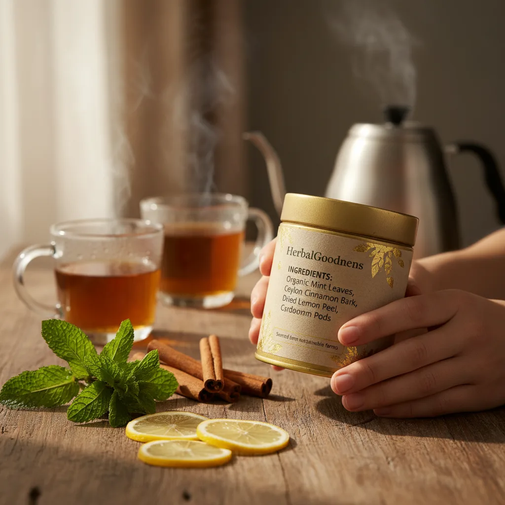 organic metabolism tea botanical ingredients