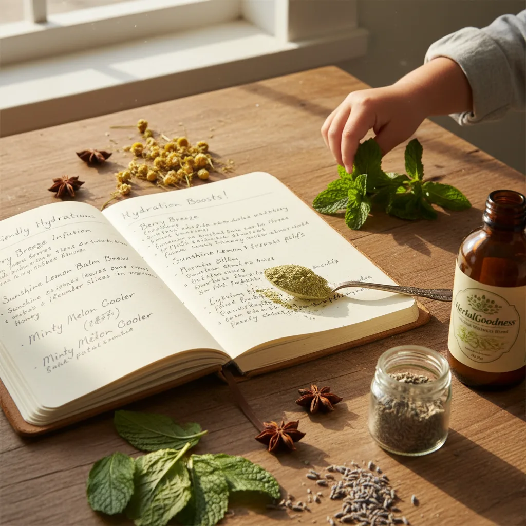 herbal hydration fun for families