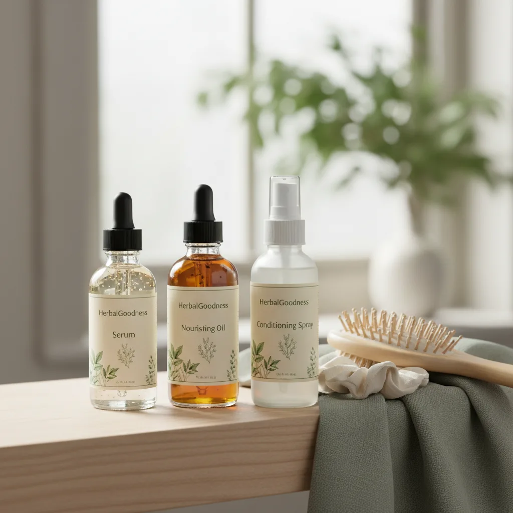 hair serum application technique
