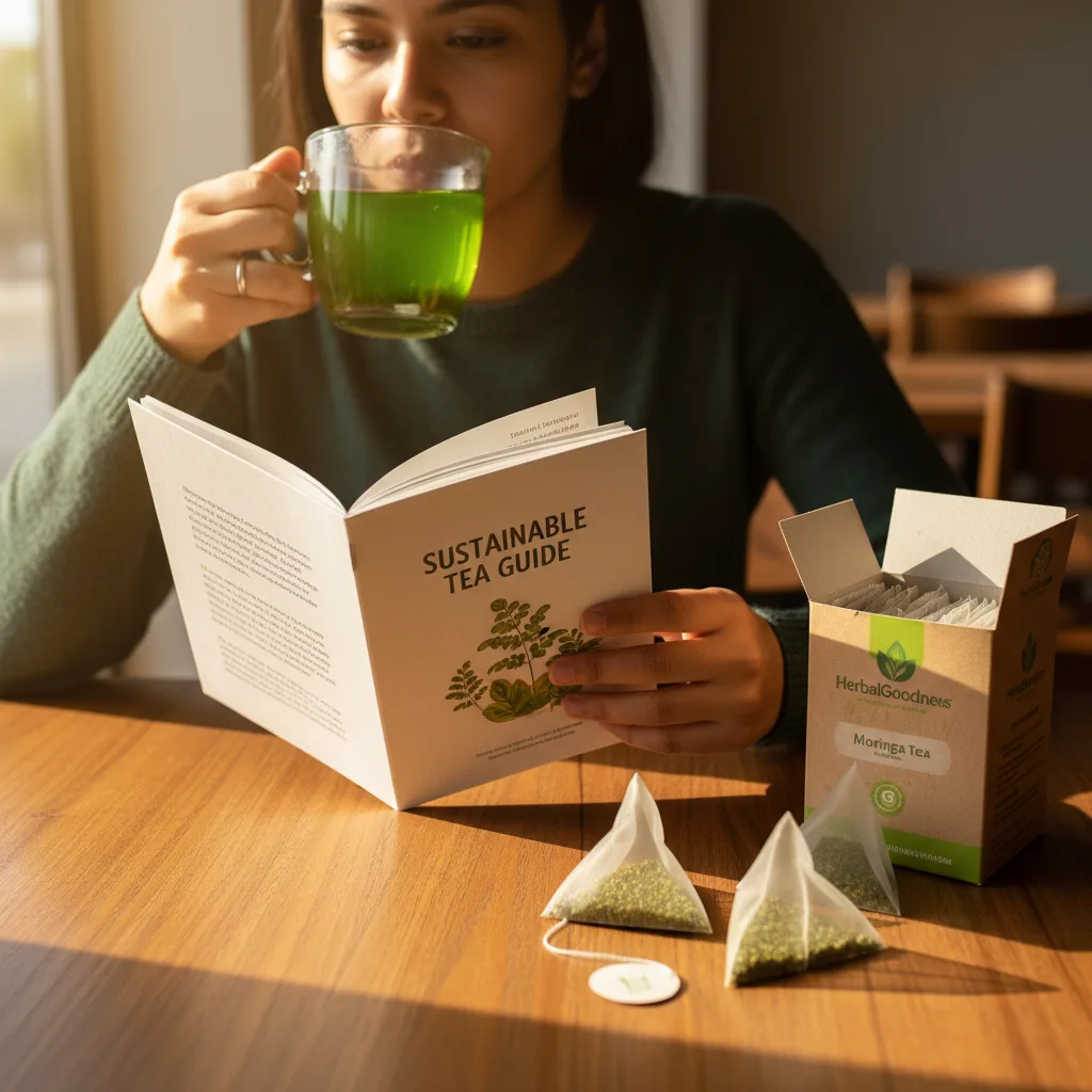 herbal tea bags selection