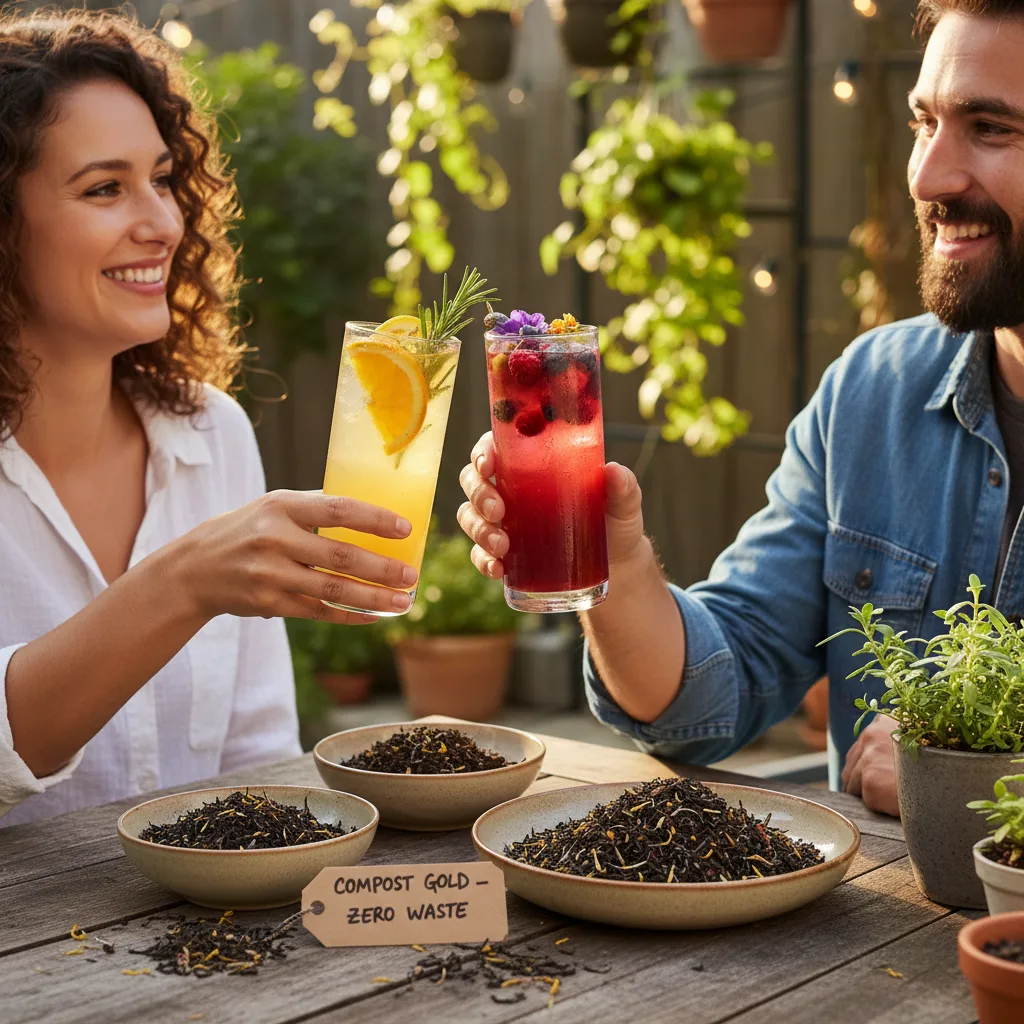 Summer mocktails with mullein tea