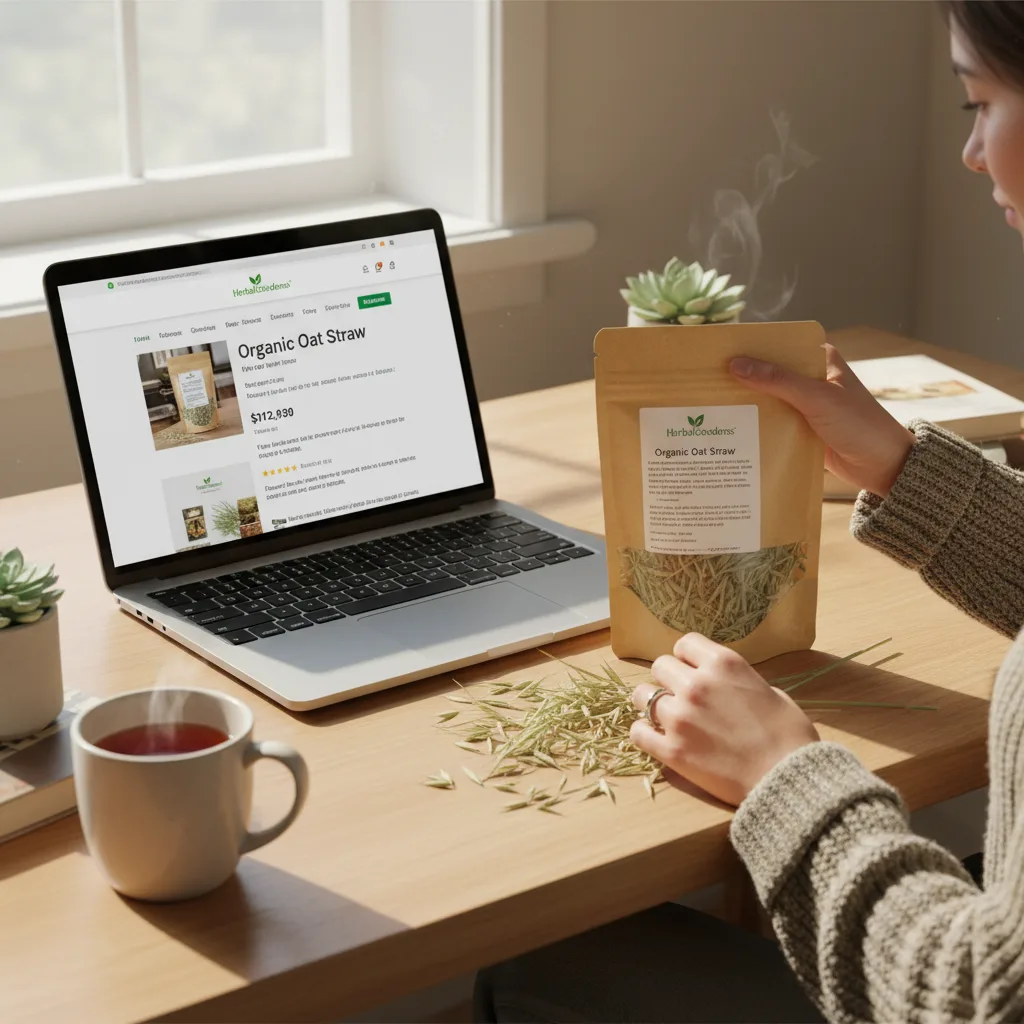 dried oat straw and herbal options