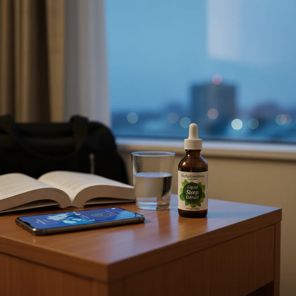 liquid sleep extract bottle travel