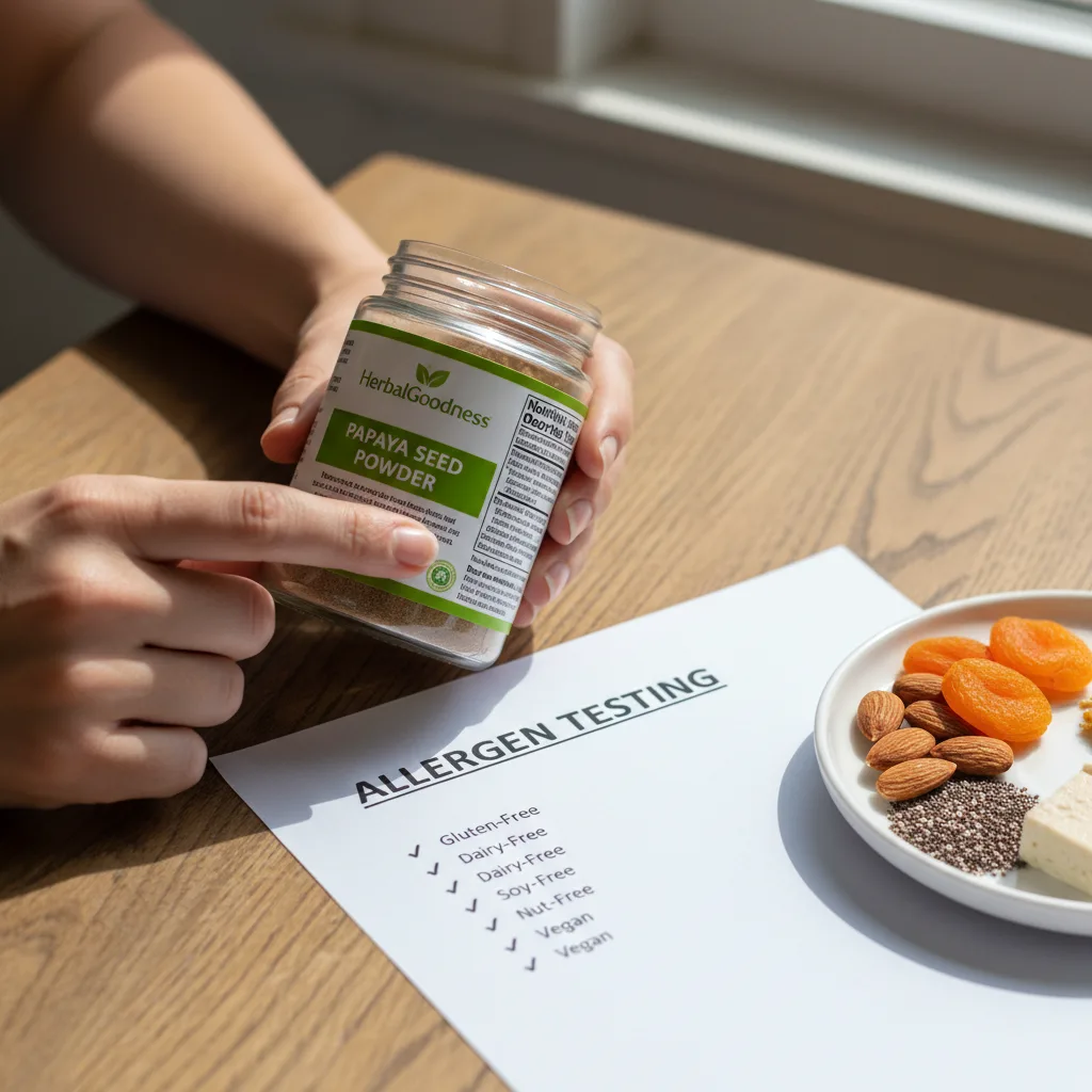 papaya-seed-powder-testing-certificates