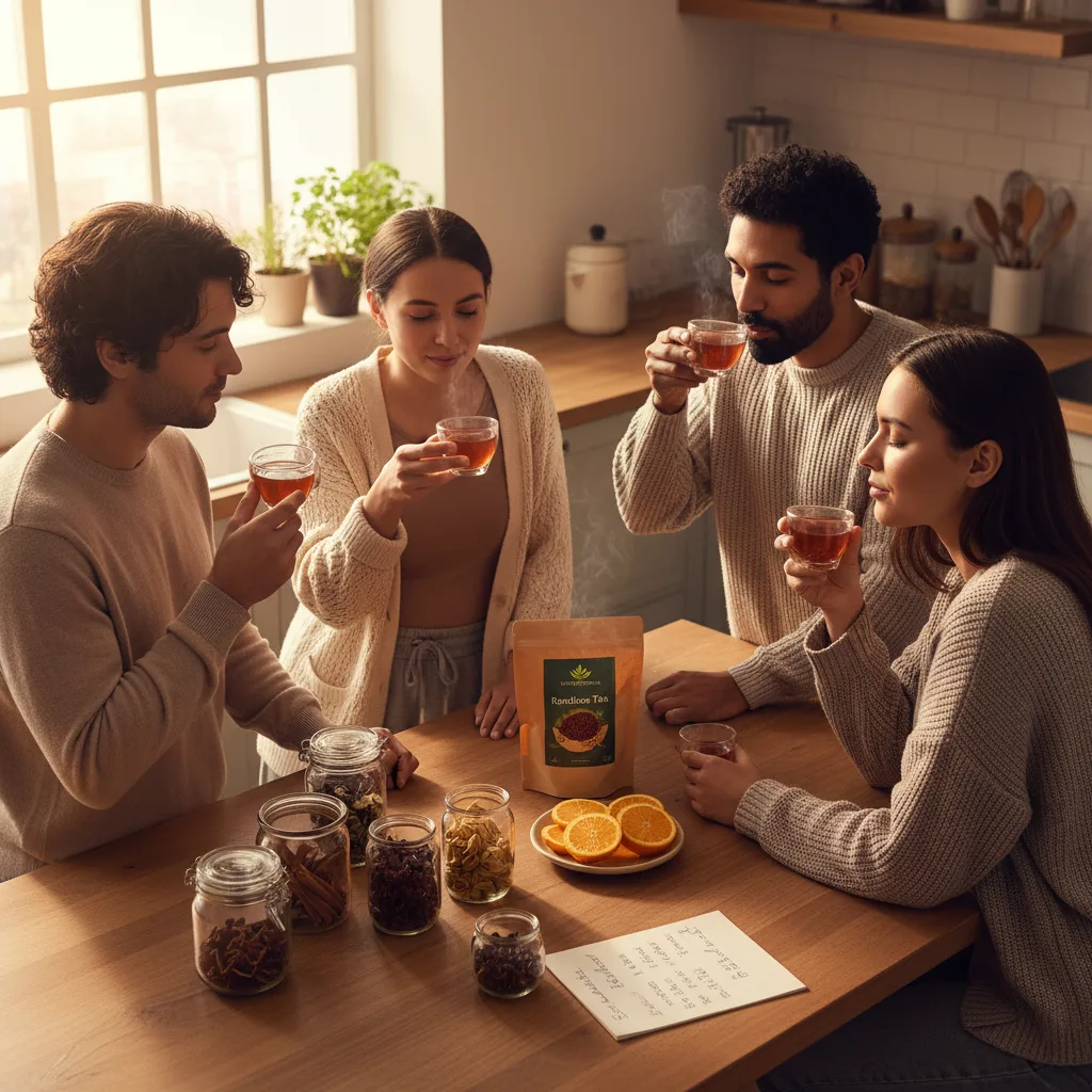 rooibos tasting at home