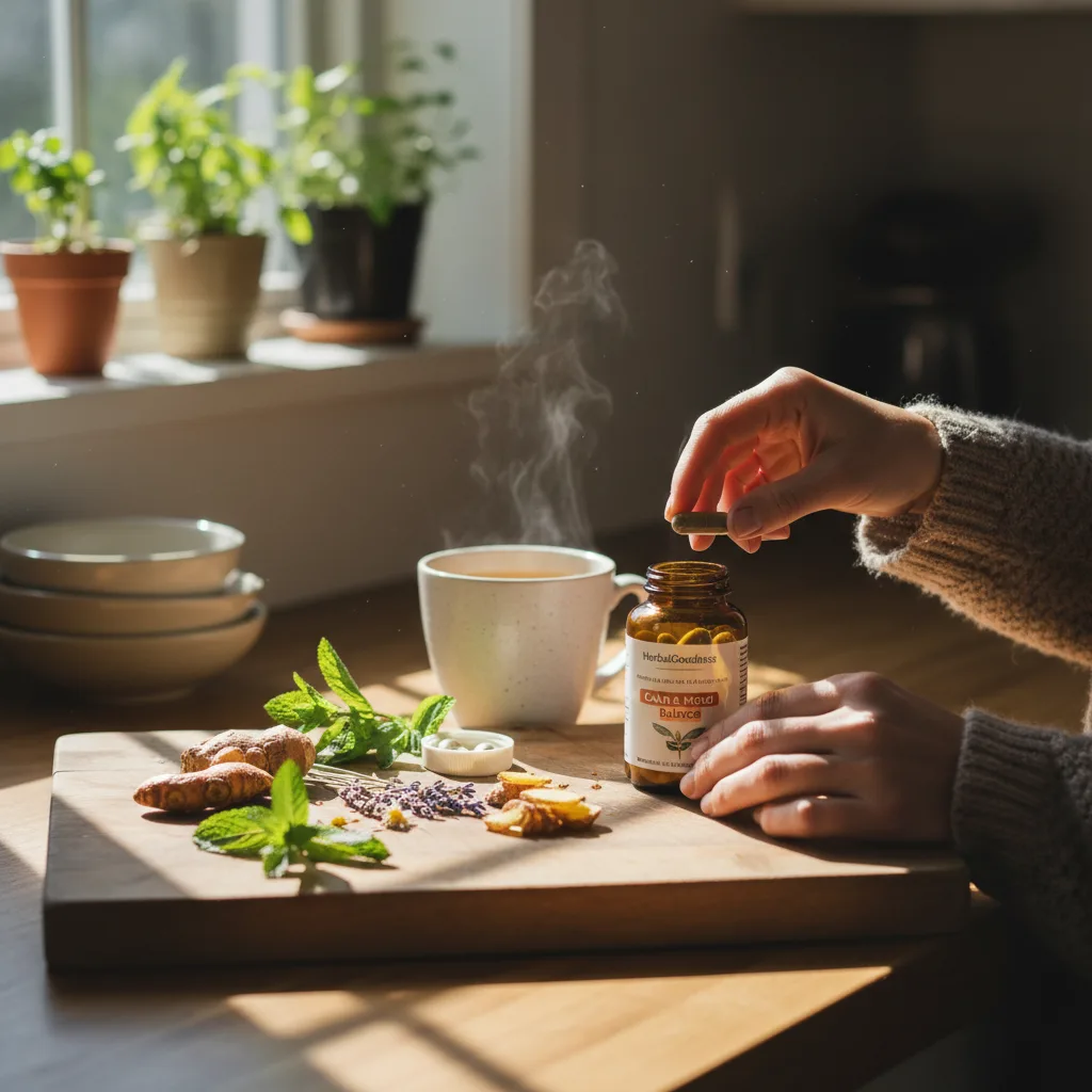 wildcrafting calming herbs