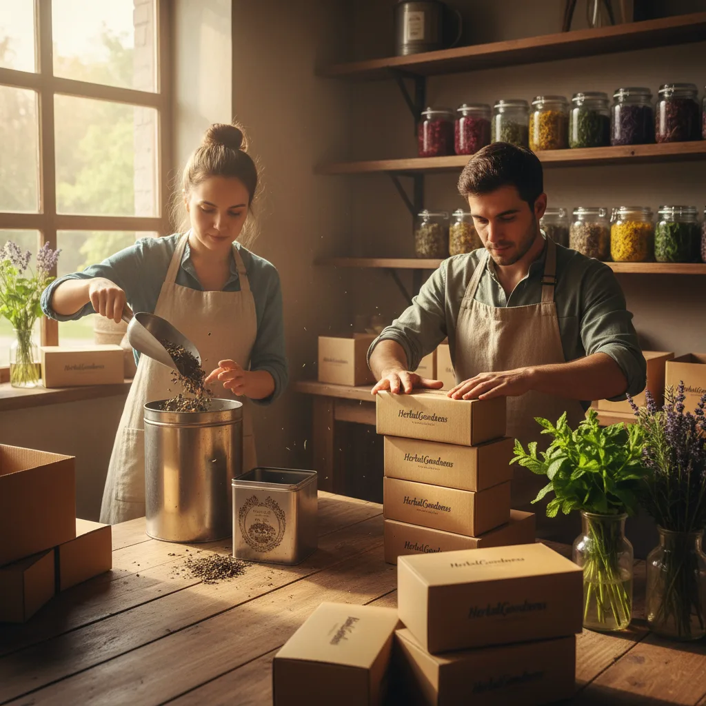 herbal tea blending