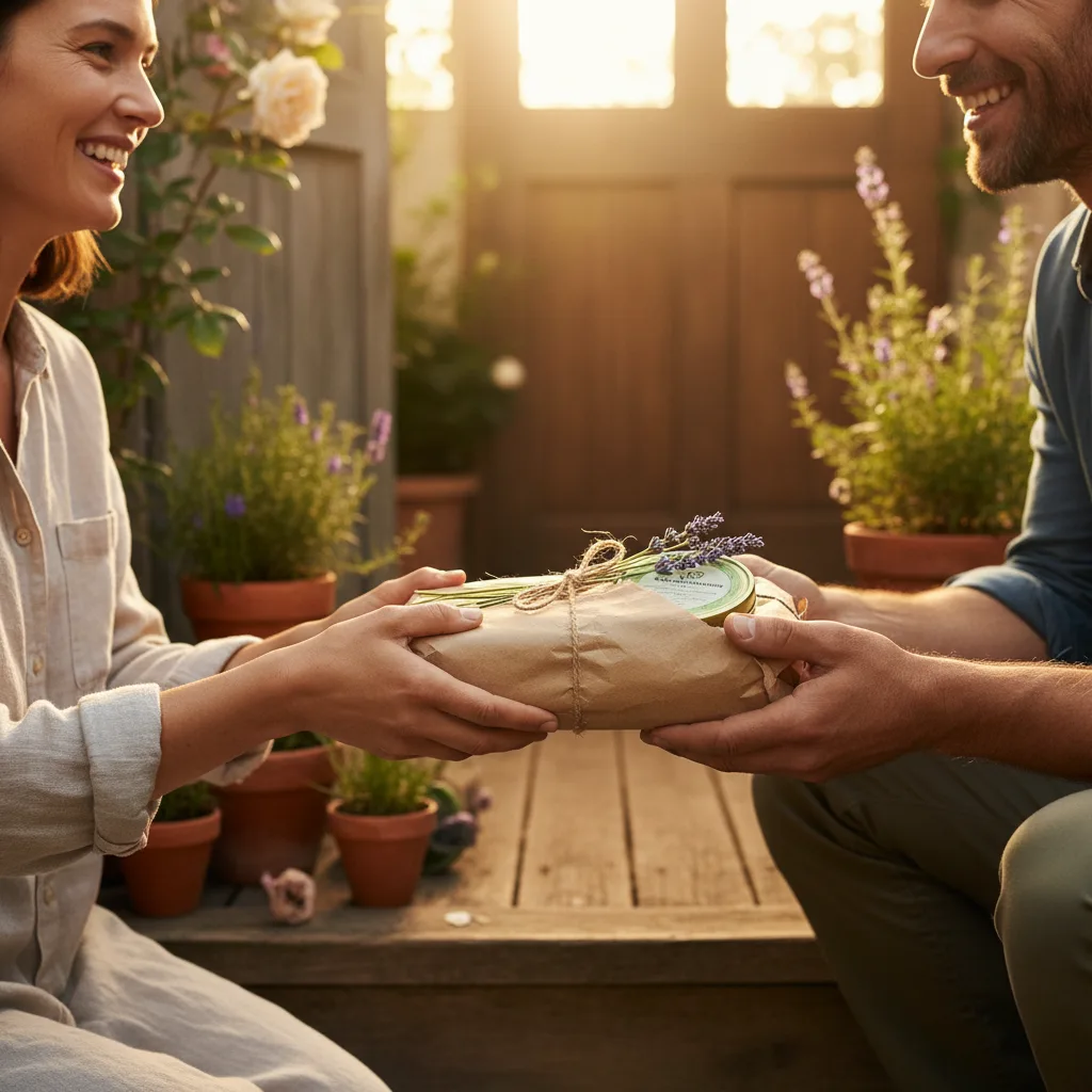 herbal tea bundle presentation