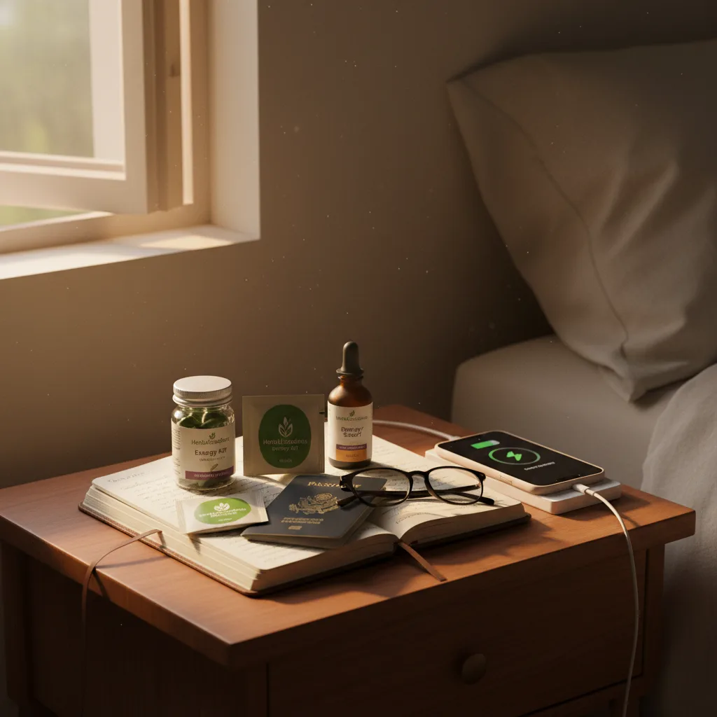 herbal travel kit organization