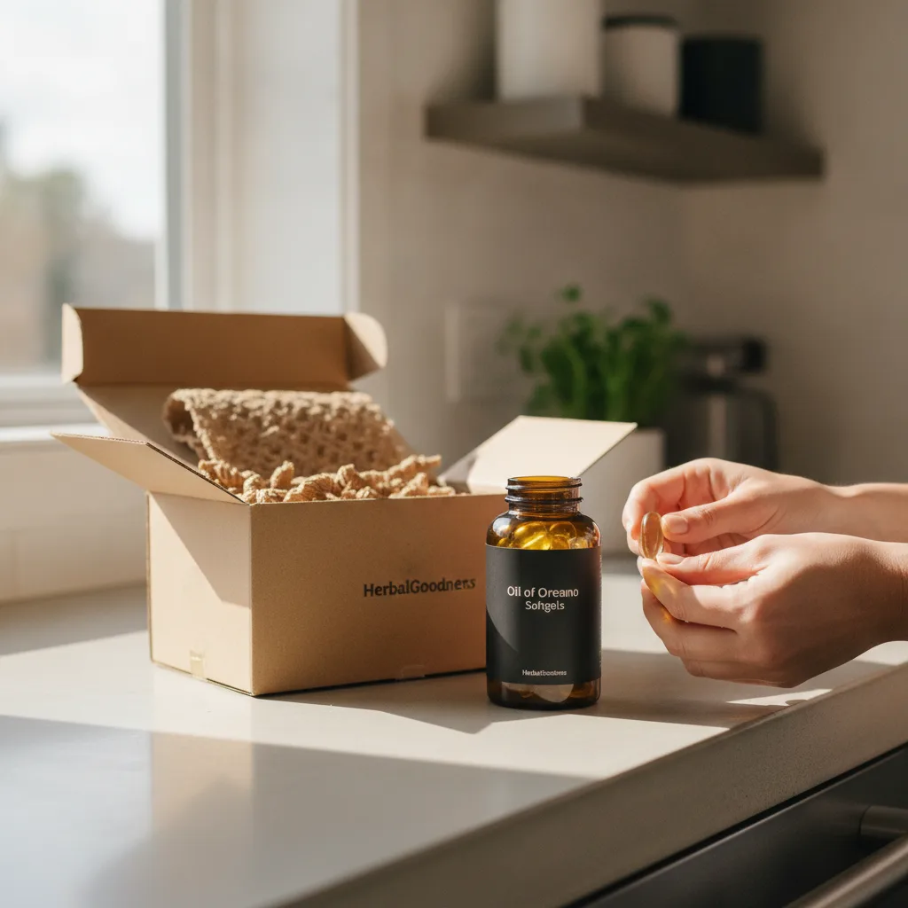 oil of oregano shipping packaging