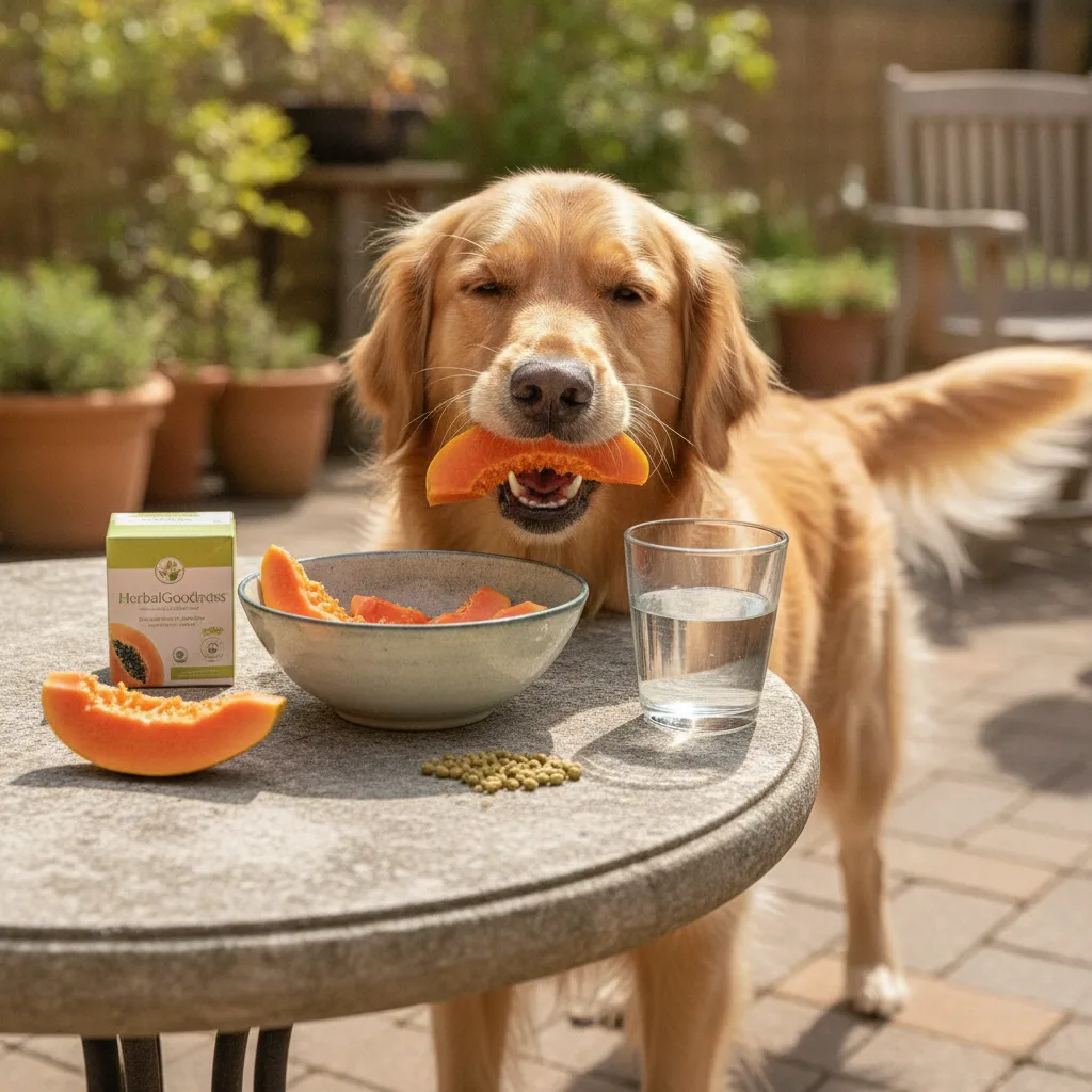 Papaya preparation dog safe