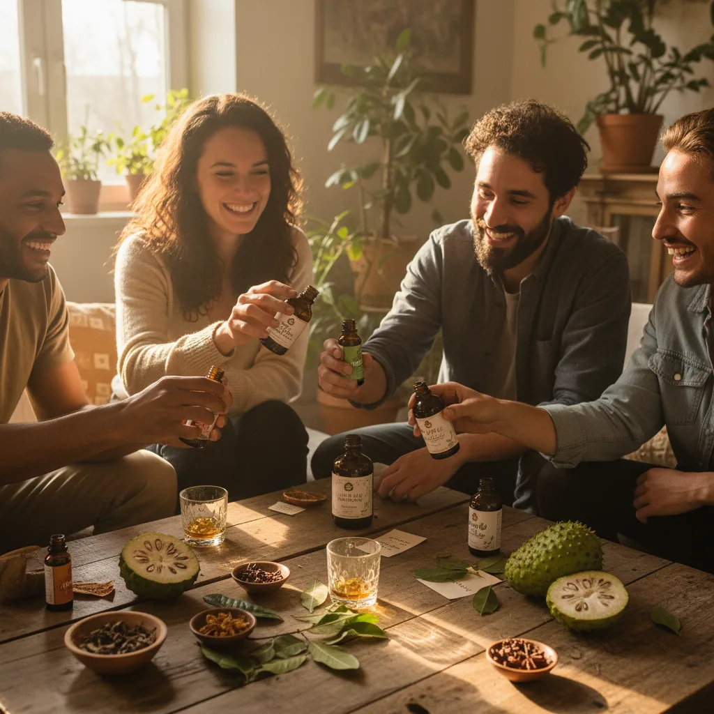 soursop-bitters-flavor-wheel-tasting
