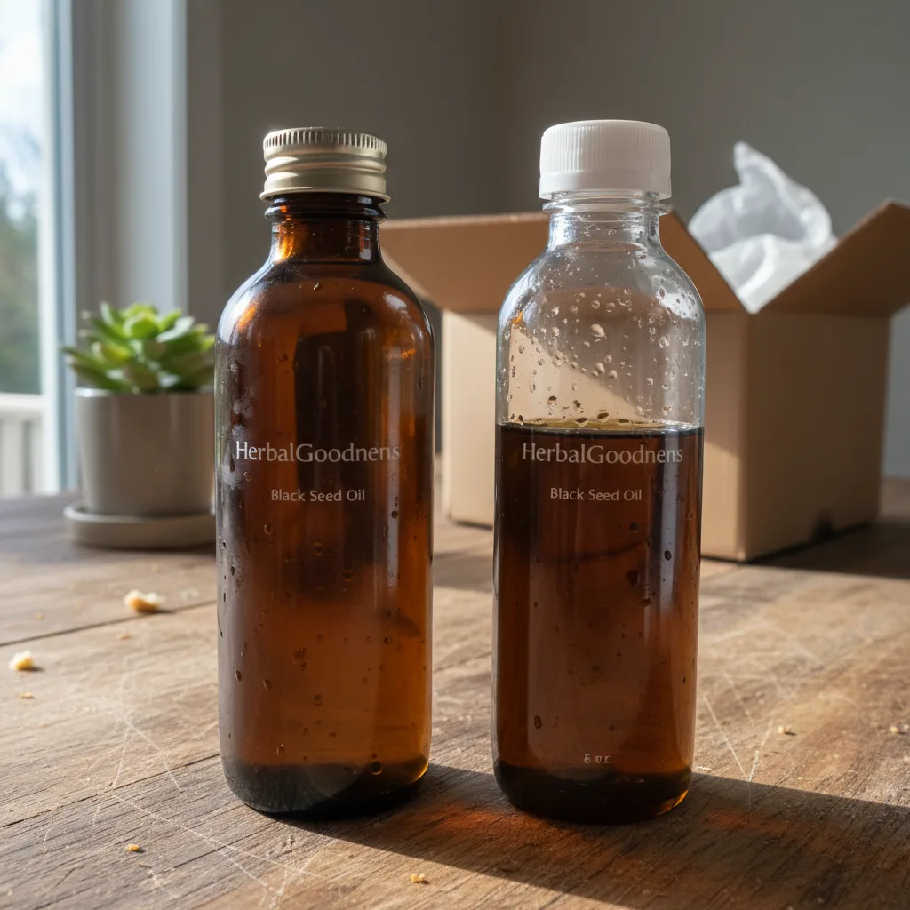 Proper storage for cold-pressed oils