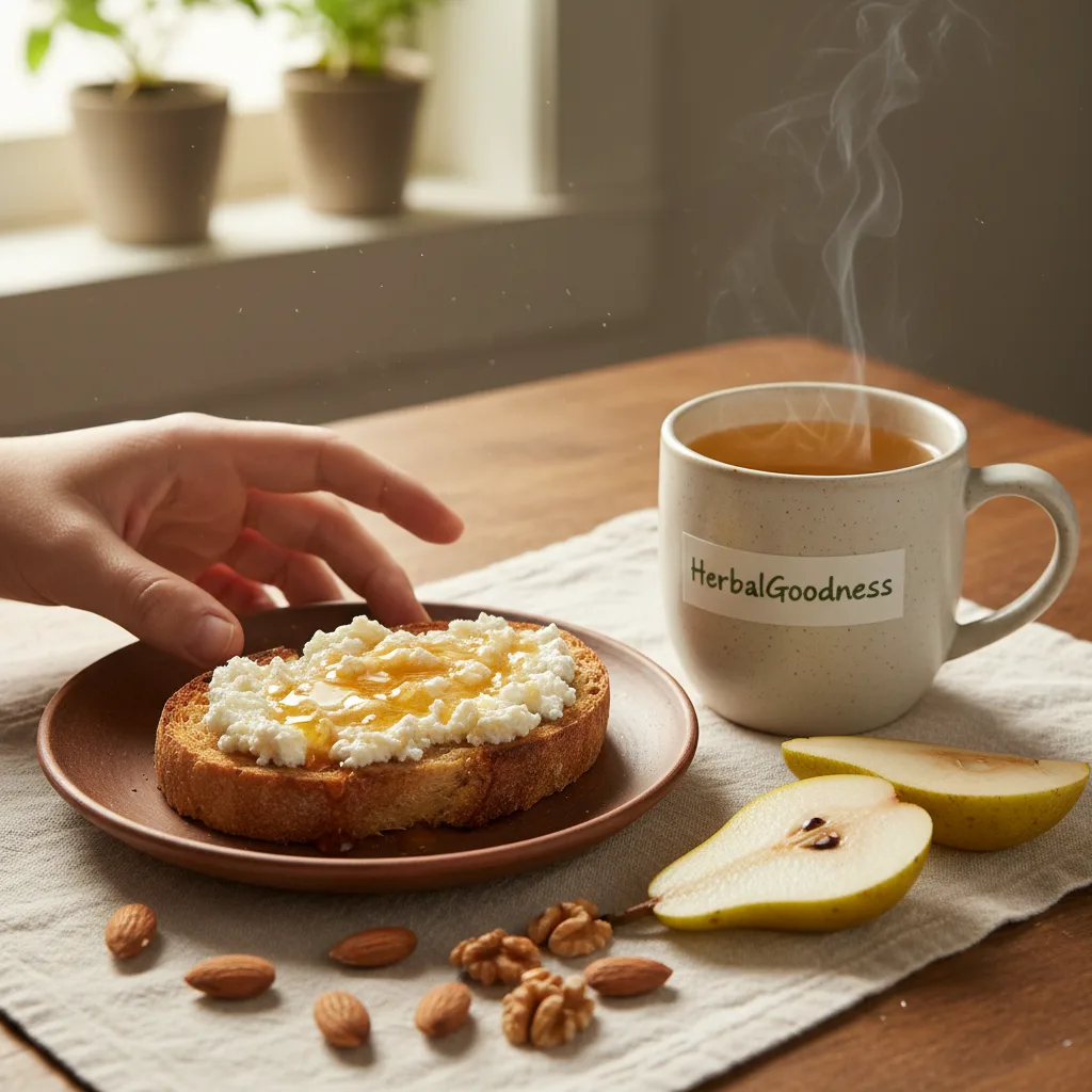 Evening mullein tea ritual
