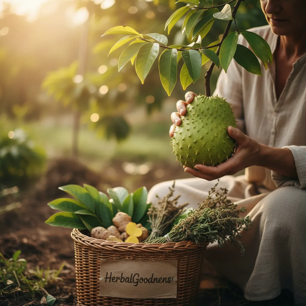 Handcrafted soursop bitters