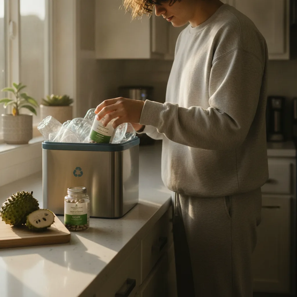 eco friendly soursop capsule packaging