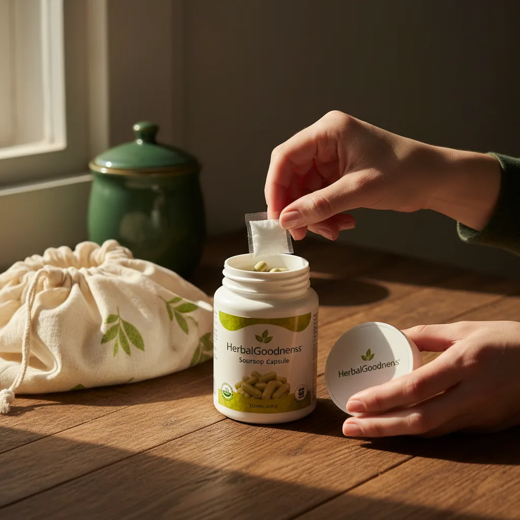 soursop capsule refill concept