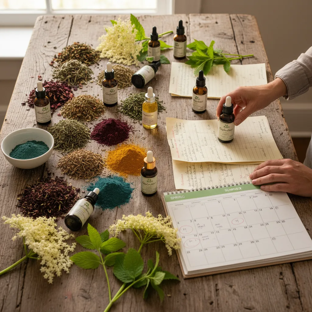 calendar for herbal supplements