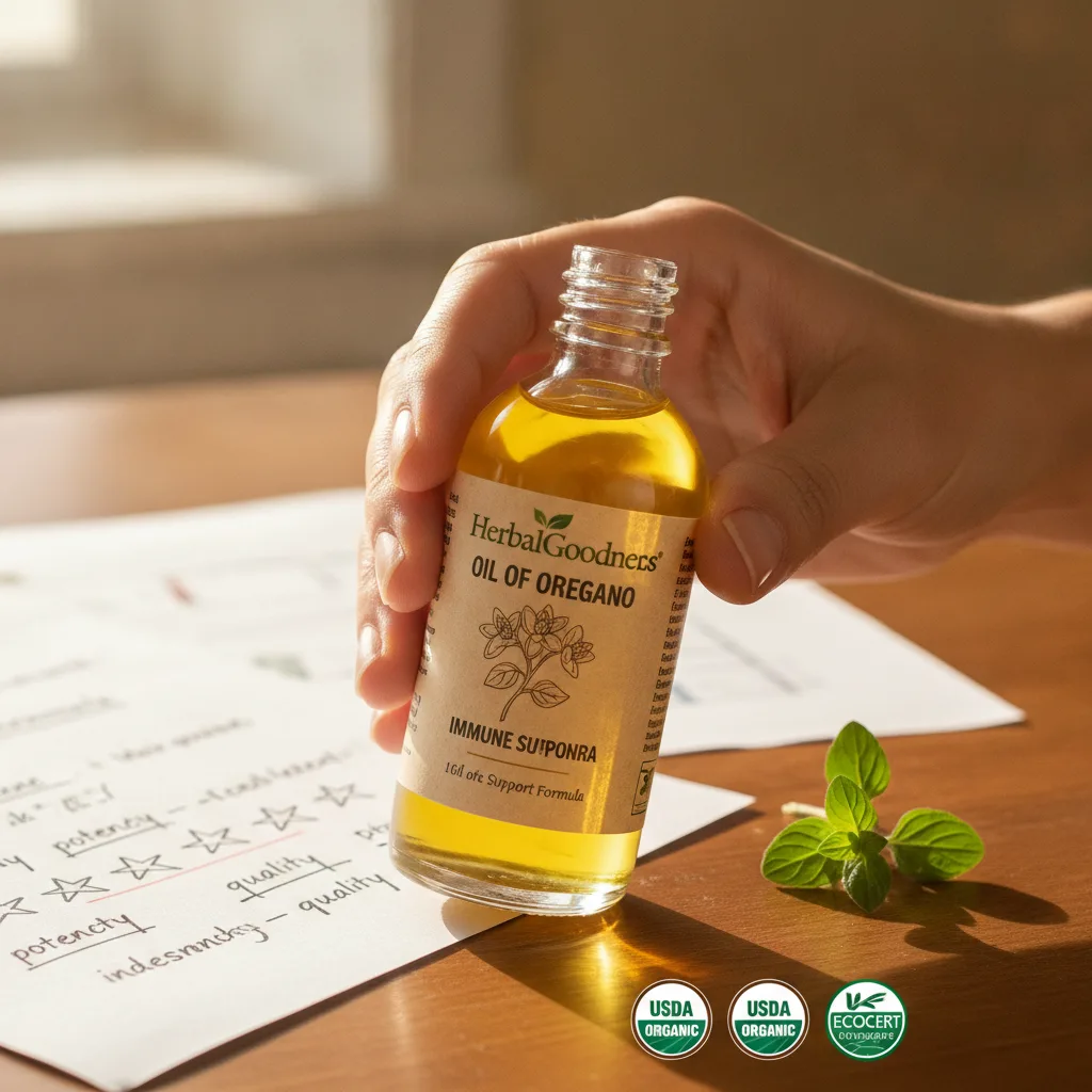 Organic Oregano Oil Sourcing