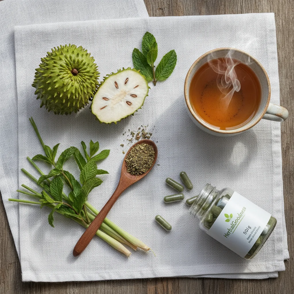 herbs paired with soursop